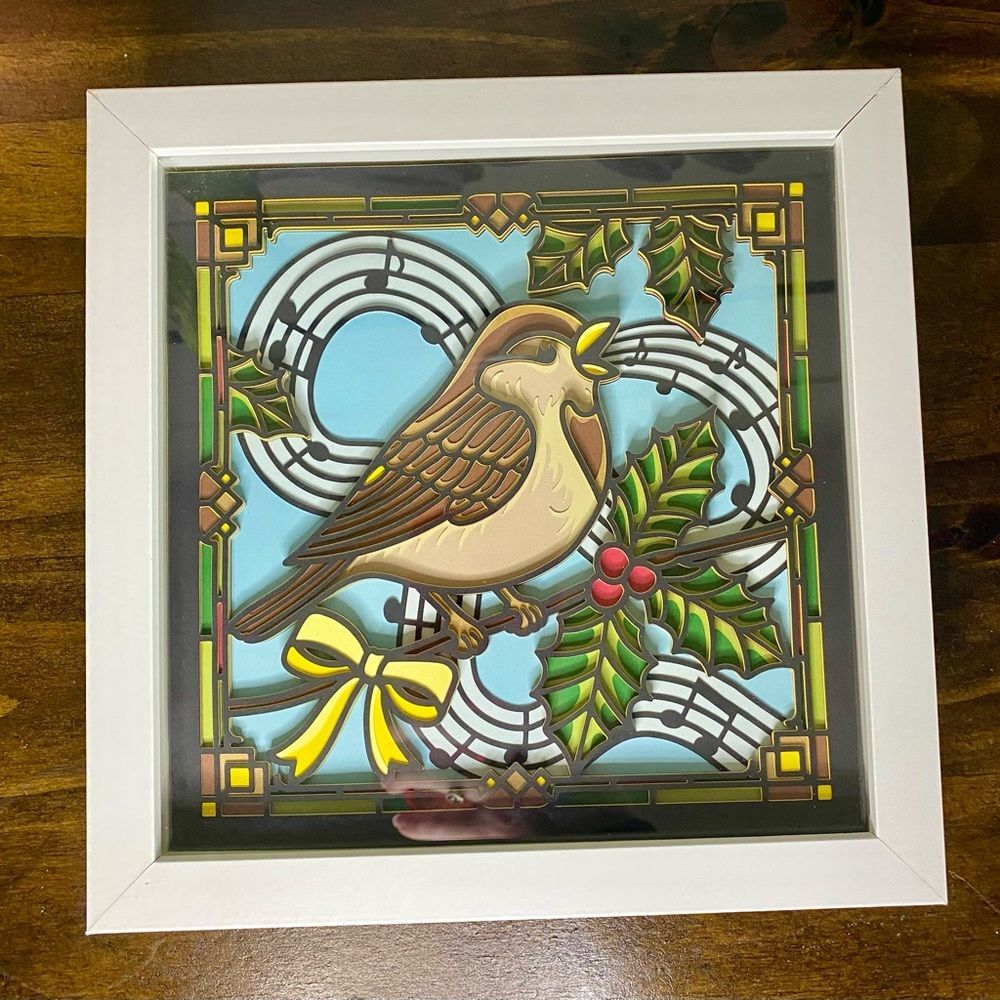 3D Sparrow Shadowbox - Picture 5 of 6